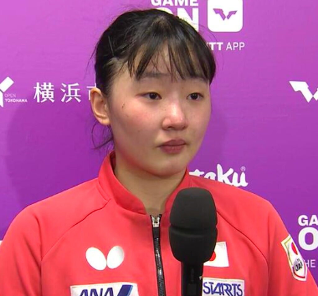 張本美和 早田ひな 出典：テレ東卓球NEWSより