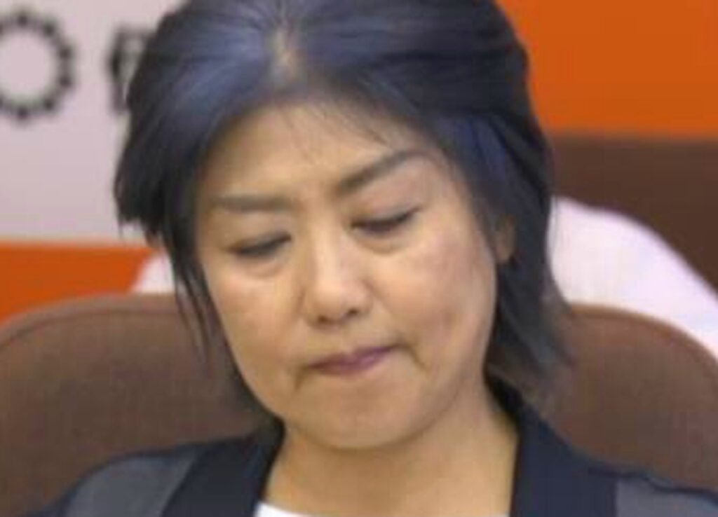 田久保真紀市長 出典：テレビ静岡より